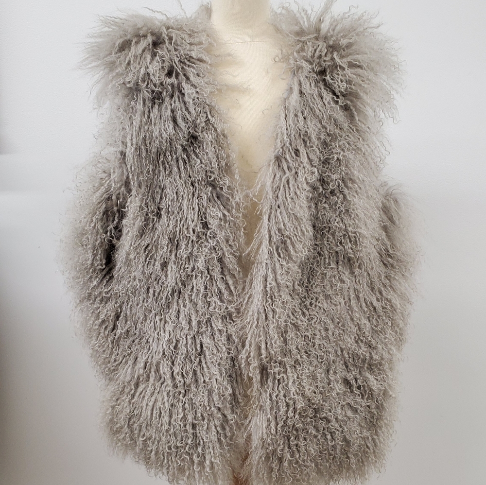 Sheepskin vest